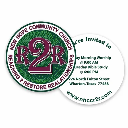 Circle Business Cards - Custom Banners Now