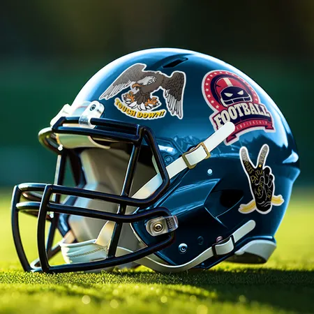 Football Helmet Stickers - Custom Banners Now