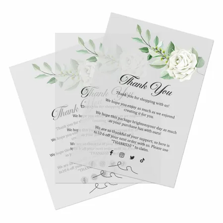 Transparent Cards - Custom Banners Now