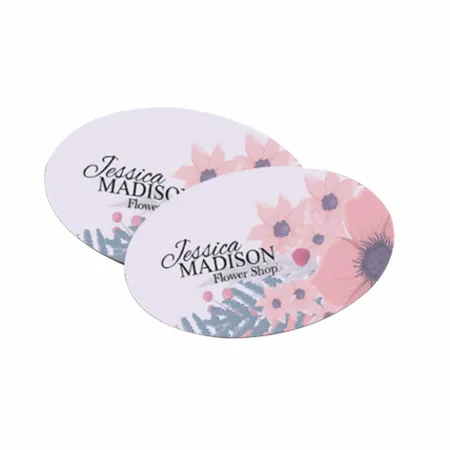 Oval Business Cards - Custom Banners Now