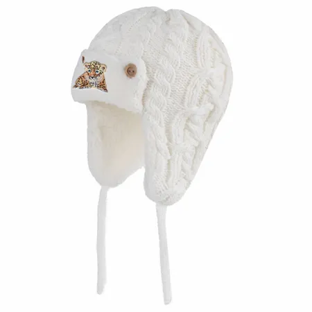 Cozy Cotton Kid Beanies with Earflaps - Custom Banners Now