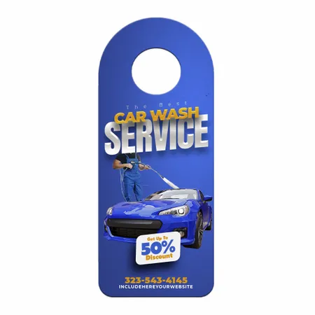 Oval Door Hangers Oval Door Hangers - Custom Banners Now