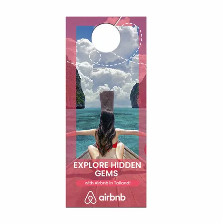Rectangle Door Hangers Rectangle Door Hangers - Custom Banners Now