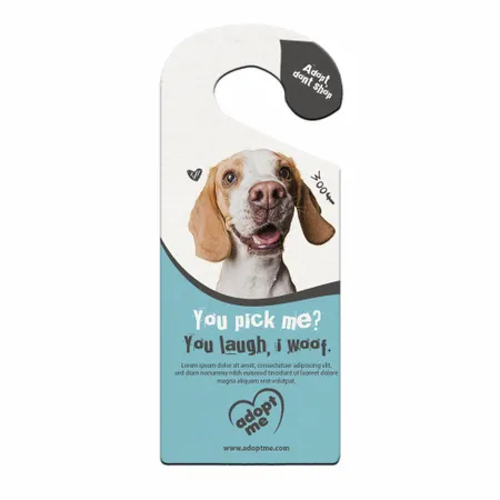 Oval Claw Door Hangers Oval Claw Door Hangers - Custom Banners Now