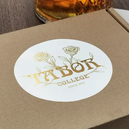 One Color Foil Stickers - Custom Banners Now