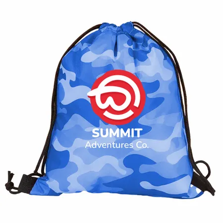 Camouflage Drawstring Bag Camouflage Drawstring Bag - Custom Banners Now