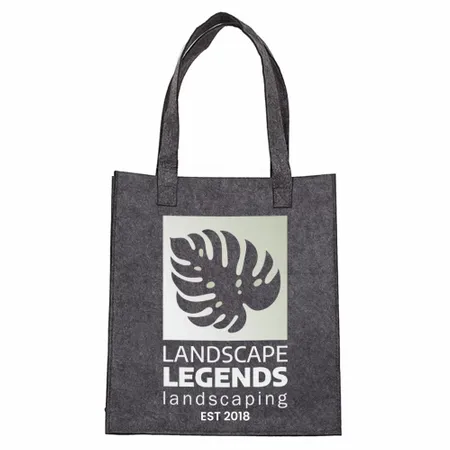 Small Light Gray Felt Mood Bag Small Light Gray Felt Mood Bag - Custom Banners Now