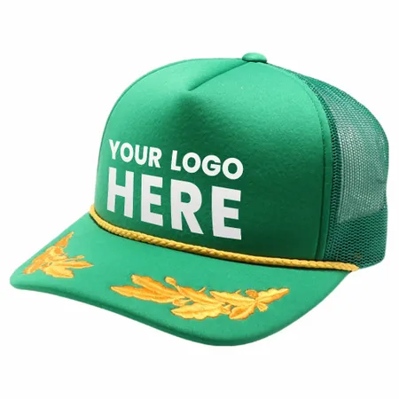 Pitbull Cambridge PB321 5 Panel Sponge Bay Leaf Hat - Custom Banners Now