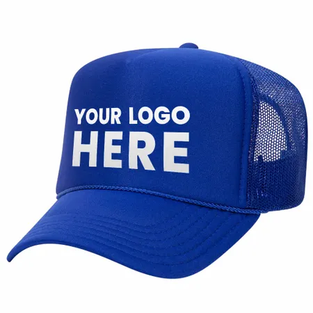 Otto 5-Panel High Crown Foam Trucker Hats, Mesh Back Cap - 39-165 - Custom Banners Now