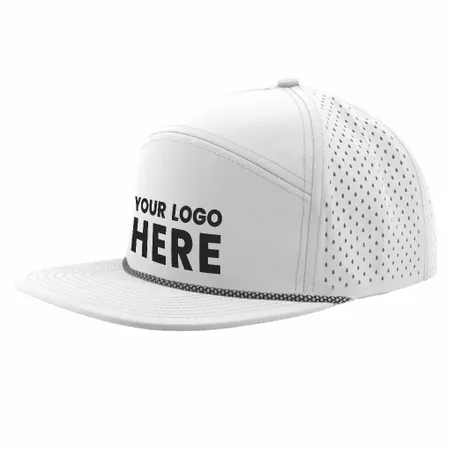Zapped Headwear Osprey R+ 7 Panel Perforated Rope Cap - Custom Banners Now