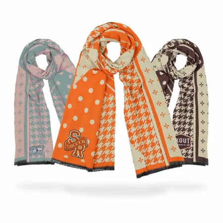 Cozy Cotton Polyester Scarves - Custom Banners Now