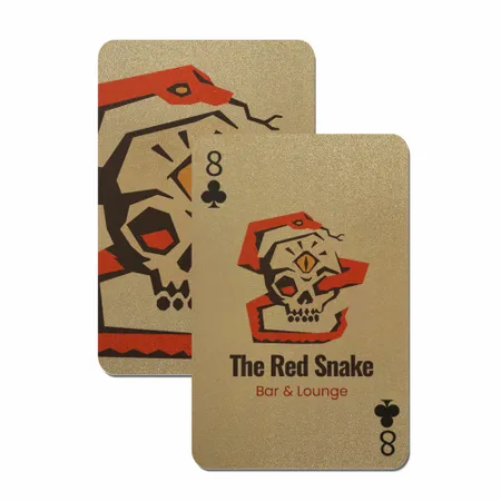 Gold Glitter Playing Cards - Custom Banners Now