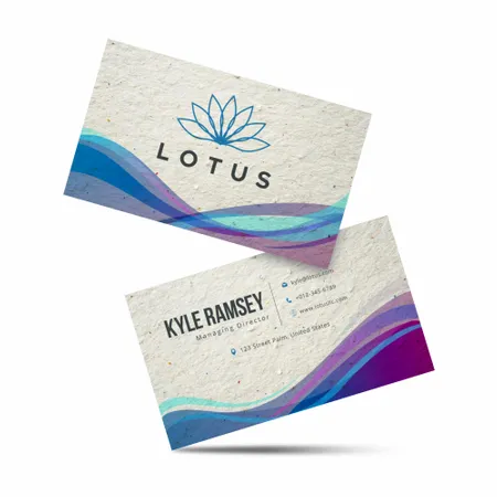 ECO Seed Paper Business Card - Custom Banners Now