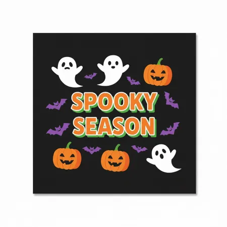 Halloween Napkins - Custom Banners Now