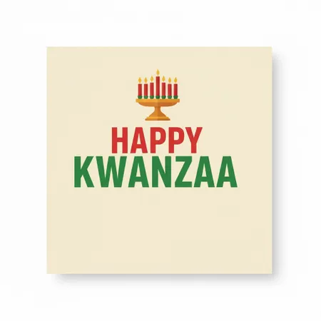 Kwanzaa Napkins - Custom Banners Now