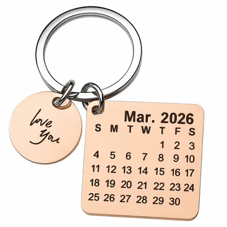 Charming Metal Keychain - Custom Banners Now