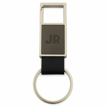 Square Caribiner Metal Keychain - Custom Banners Now