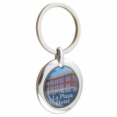 Spinning Circle Metal Keychain - Custom Banners Now