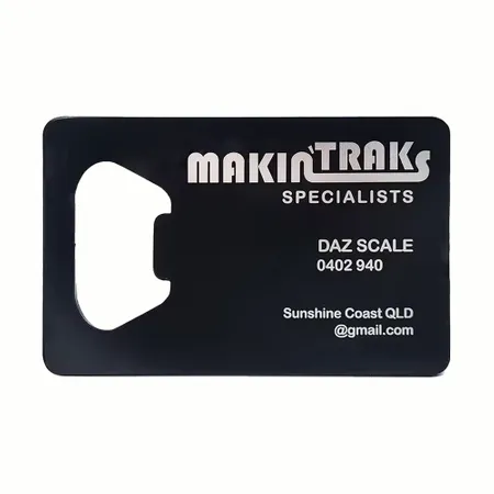 Bottle Opener Metal Business Cards - Custom Banners Now