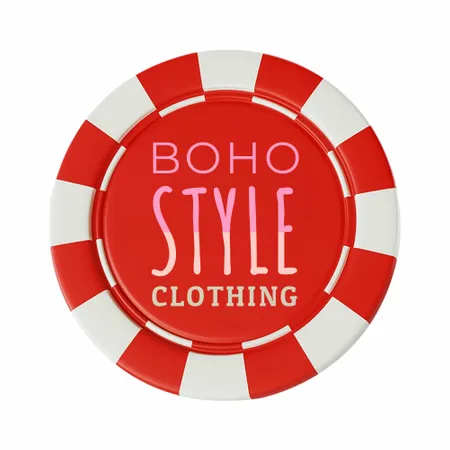 8 Stripe Custom Poker Chips - Inlay - Custom Banners Now