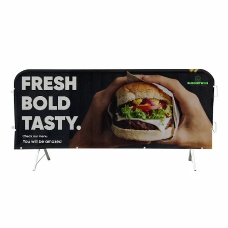 Crowd Barrier Covers - Custom Banners Now