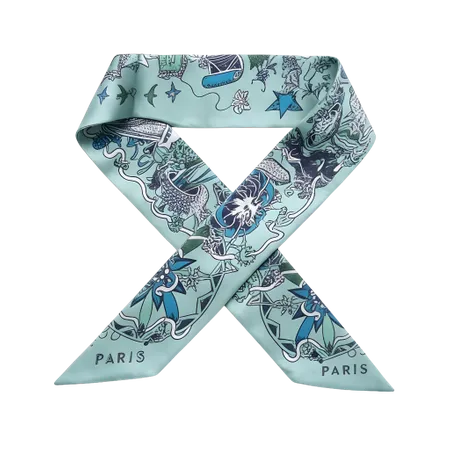 Silk Hair Tie Scarves - Custom Banners Now