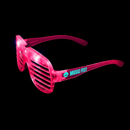 Light-Up LED Slotted Glasses - Custom Banners Now