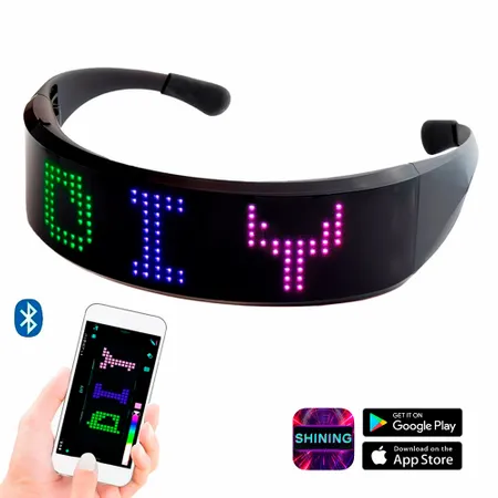 LED Light Up Glasses with Bluetooth - Custom Banners Now