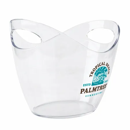 Curved Dual-Handle Drink Buckets - Custom Banners Now