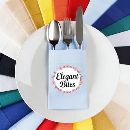 Custom Pocket Napkin - Custom Banners Now