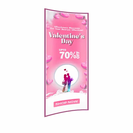 SEG Curved Lit Display Graphics - Custom Banners Now