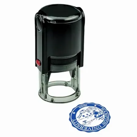 Round Self-Inking Stamps - Custom Banners Now