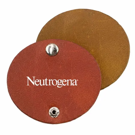 Round PU Leather Cable Organizers - Custom Banners Now