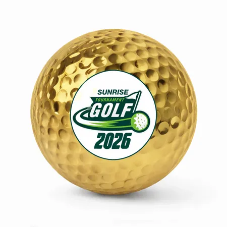 Metallic Golf Balls - Custom Banners Now