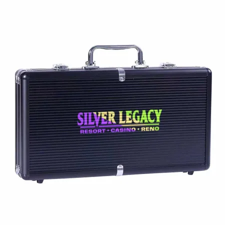 300ct Aluminum Poker Chip Cases - Custom Banners Now