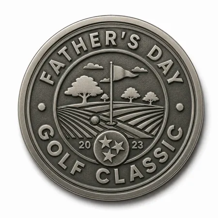 Die Struck Golf Ball Markers - Custom Banners Now
