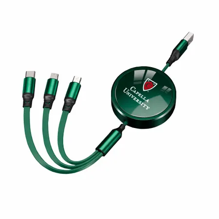 Soft Silicone 3-in-1 Charging Cables - Custom Banners Now
