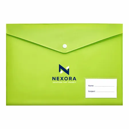 Document Holders with Card Slot - Custom Banners Now