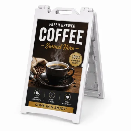 A-Frame Sidewalk Sign - Custom Banners Now