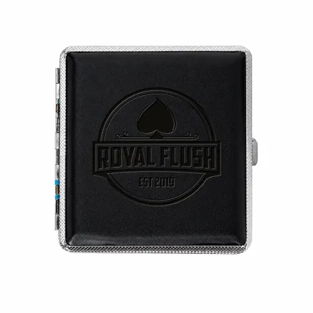 Leather Grain Metal Cigarette Cases - Custom Banners Now