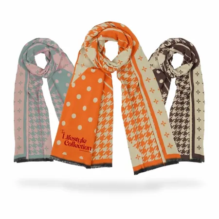 Cozy Cotton Polyester Scarves - Custom Banners Now