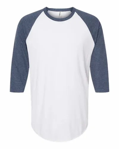 White/ Heather Denim