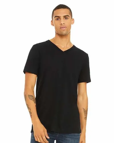 Solid Black Slub