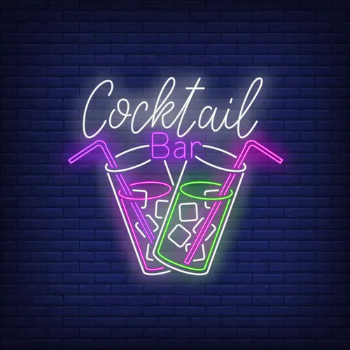 Cocktail Bar Neon - Custom Banners Now