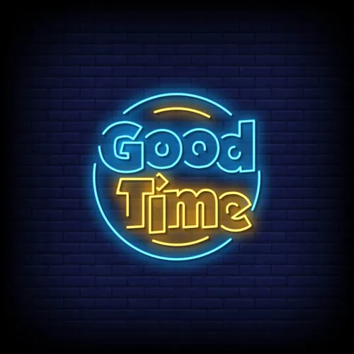 Good Time Neon Sign - Custom Banners Now