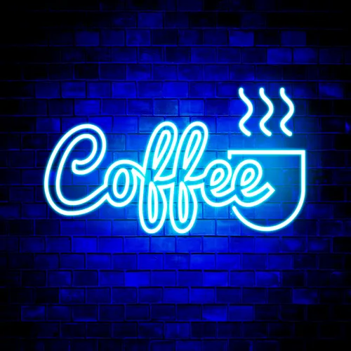 Coffee Neon Sign - Custom Banners Now