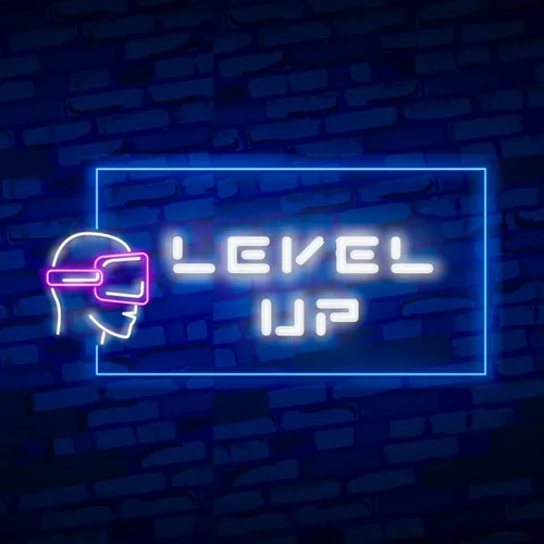 Level Up Neon Sign - Custom Banners Now