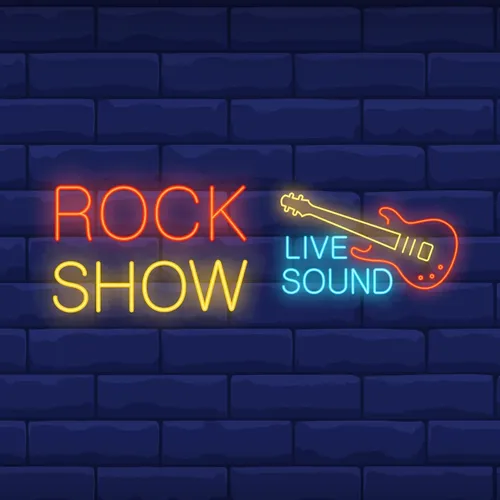 Rock Show Live Sound Neon Sign - Custom Banners Now