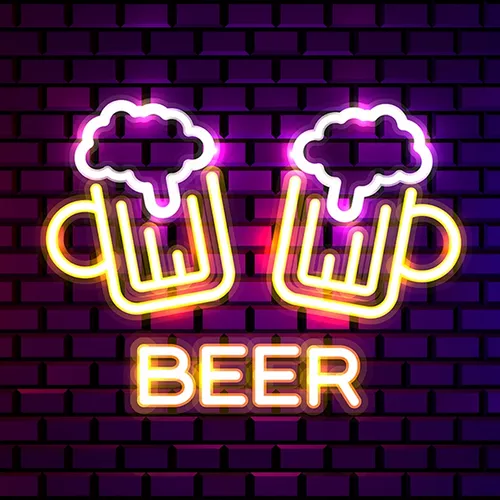 Beer Bar Neon Sign - Custom Banners Now