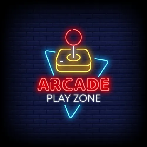 Arcade Play Zone Neon Sign - Custom Banners Now